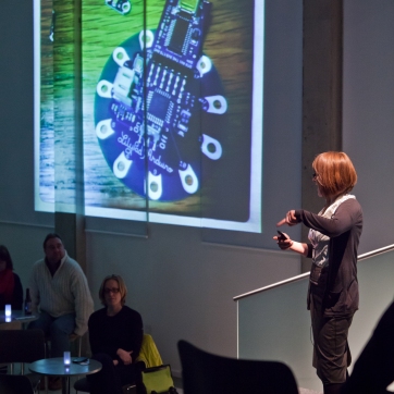 Alyson Fielding talks about her work with interactive reading devices and Lilypad arduinos